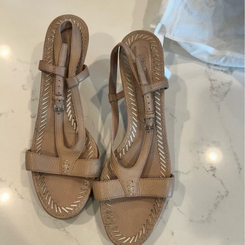 JIL SANDEW Women's High Heels Leather Sandal Size 38.5